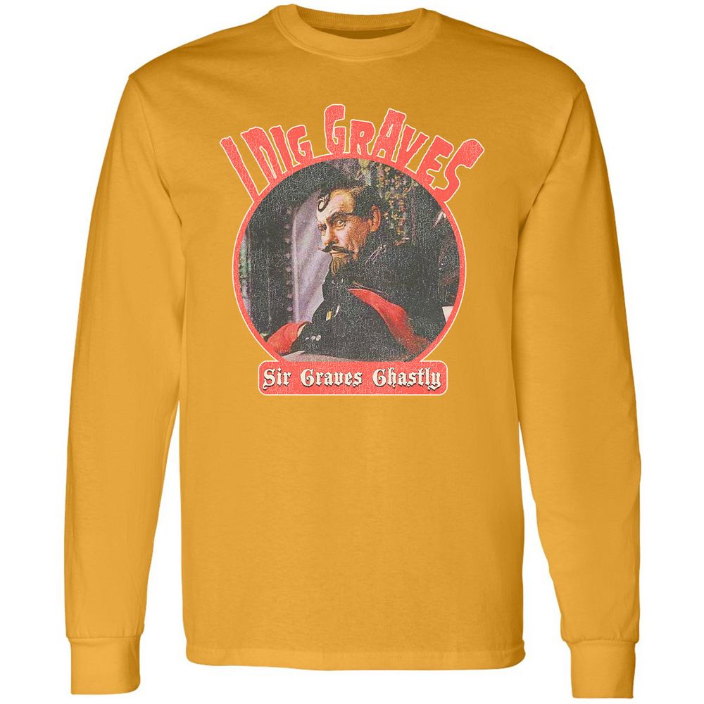 Long Sleeve T-Shirt - HJX9KPJW - Gold - 9