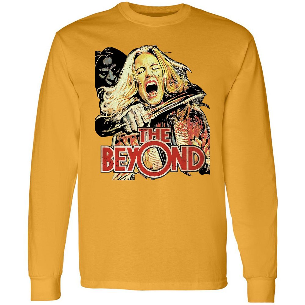 Long Sleeve T-Shirt - UZGZ61GX - Gold - 9