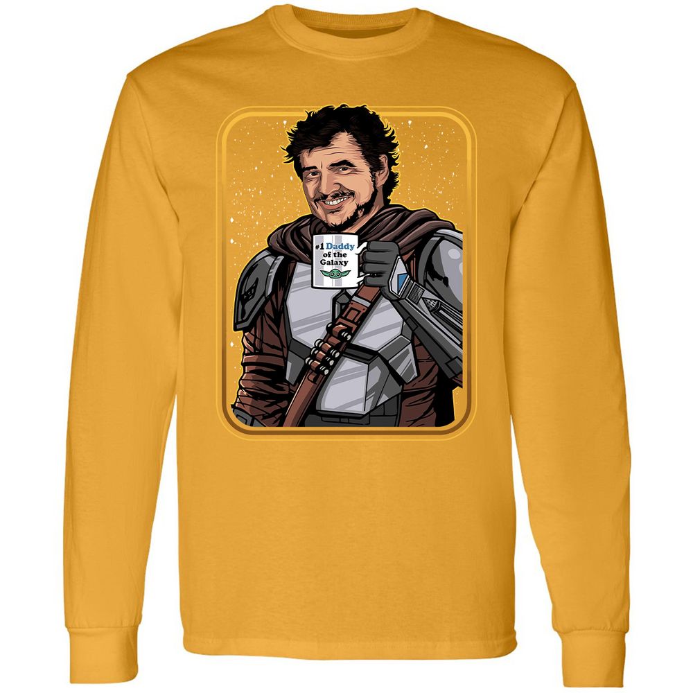 Long Sleeve T-Shirt - B5B3GQJW - Gold - 9