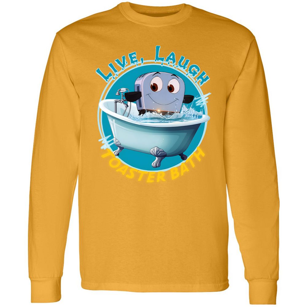 Long Sleeve T-Shirt - QERGG2KV - Gold - 9