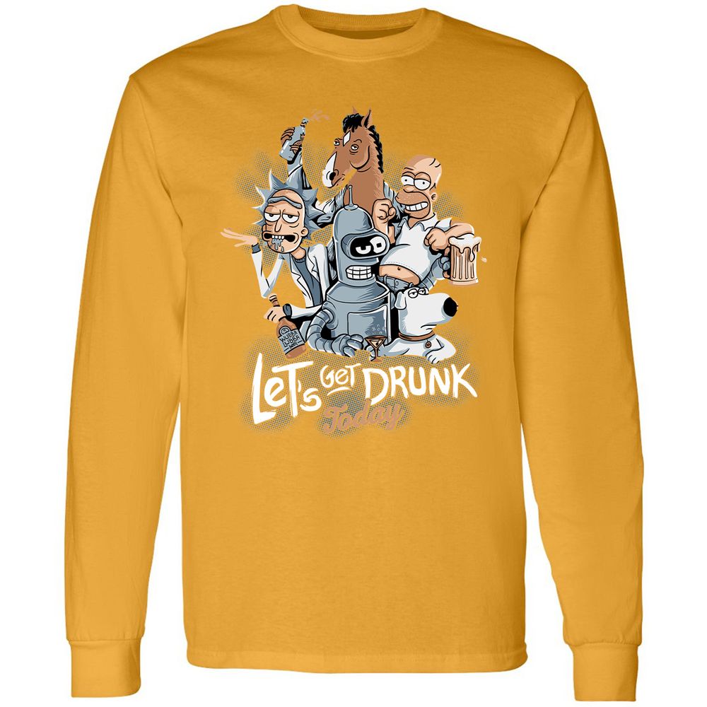 Long Sleeve T-Shirt - JDUNAUYS - Gold - 9