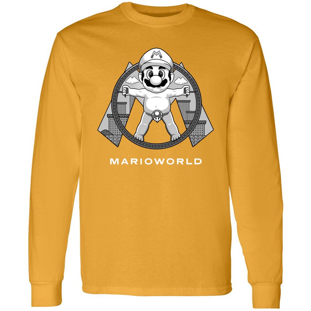 Long Sleeve T-Shirt - 2A5V9WT8 - Gold - 9