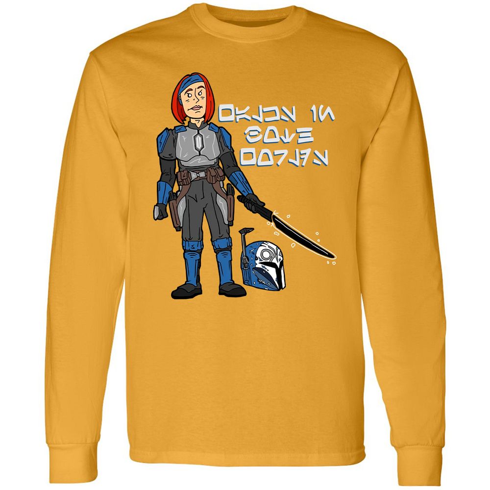 Long Sleeve T-Shirt - U84DLLX3 - Gold - 9