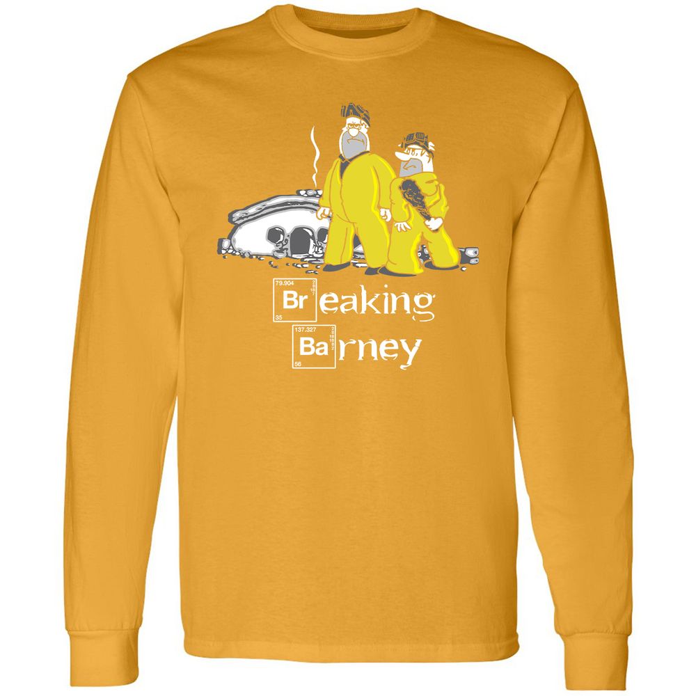 Long Sleeve T-Shirt - H6JNXX3G - Gold - 9