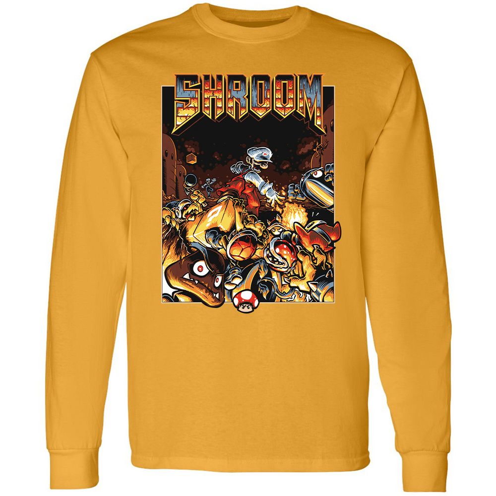 Long Sleeve T-Shirt - 8QCRFE8L - Gold - 9