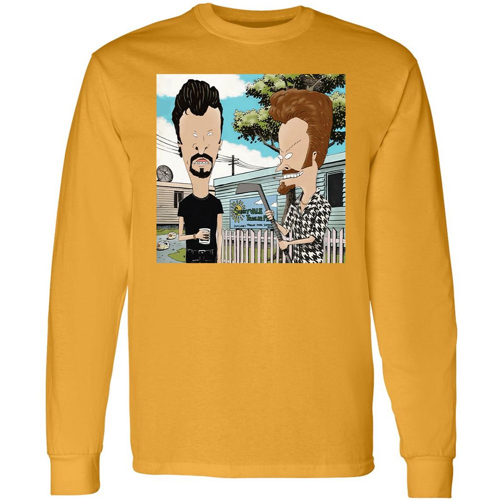 Long Sleeve T-Shirt - KQEQJ8BY - Gold - 9