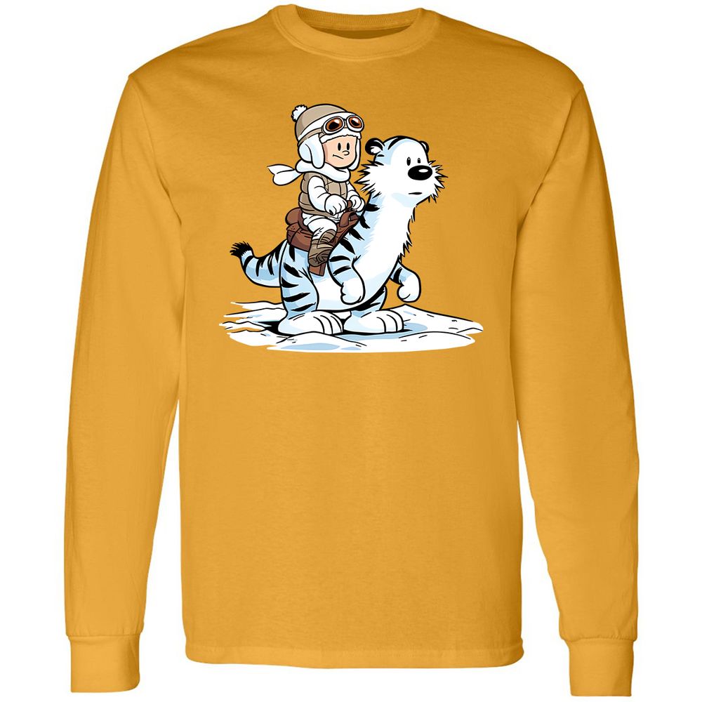 Long Sleeve T-Shirt - 4EJU4KV9 - Gold - 9