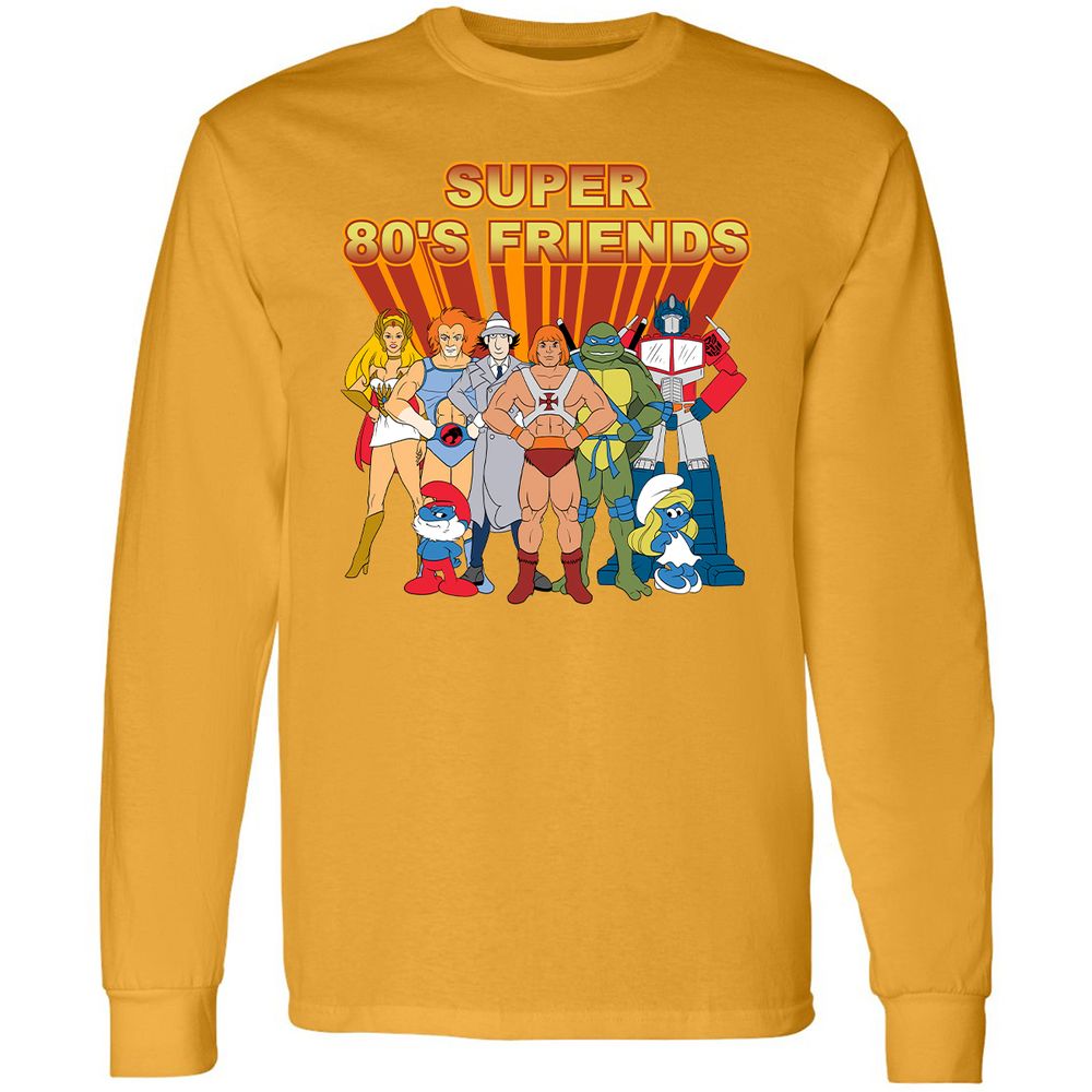 Long Sleeve T-Shirt - T5WBHCW4 - Gold - 9