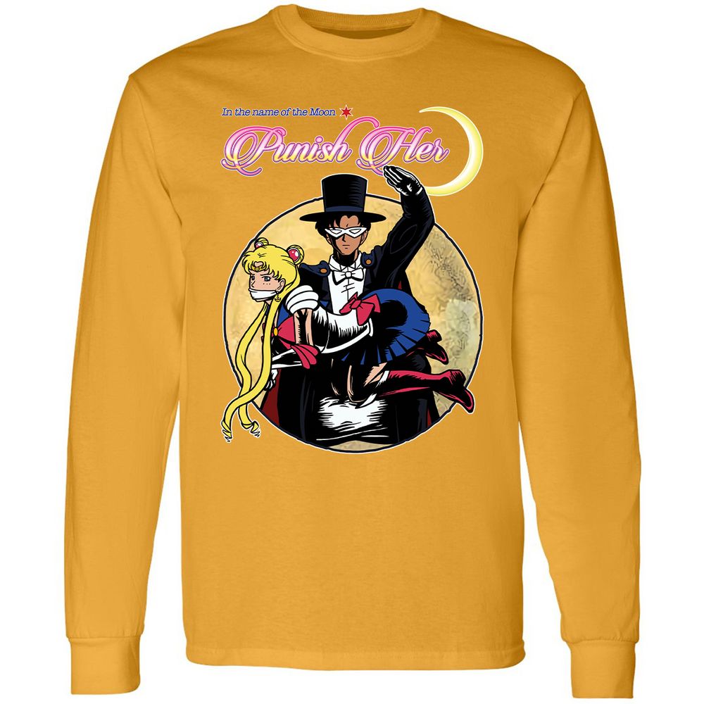 Long Sleeve T-Shirt - 7849RV1Q - Gold - 9