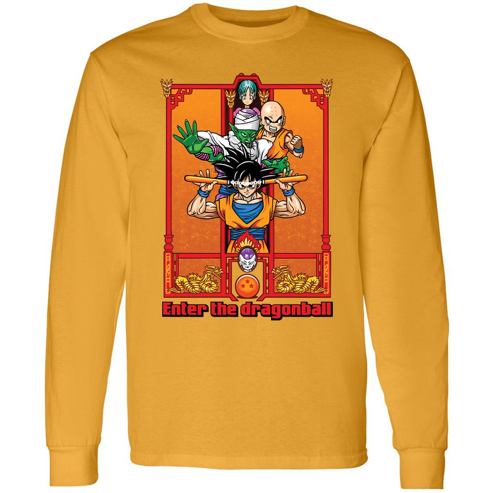 Long Sleeve T-Shirt - 7C3RNEKR - Gold - 9