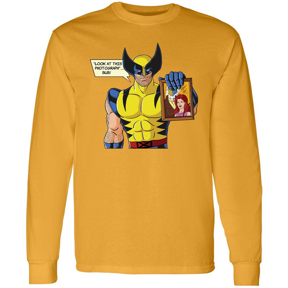 Long Sleeve T-Shirt - A8XF7L93 - Gold - 9