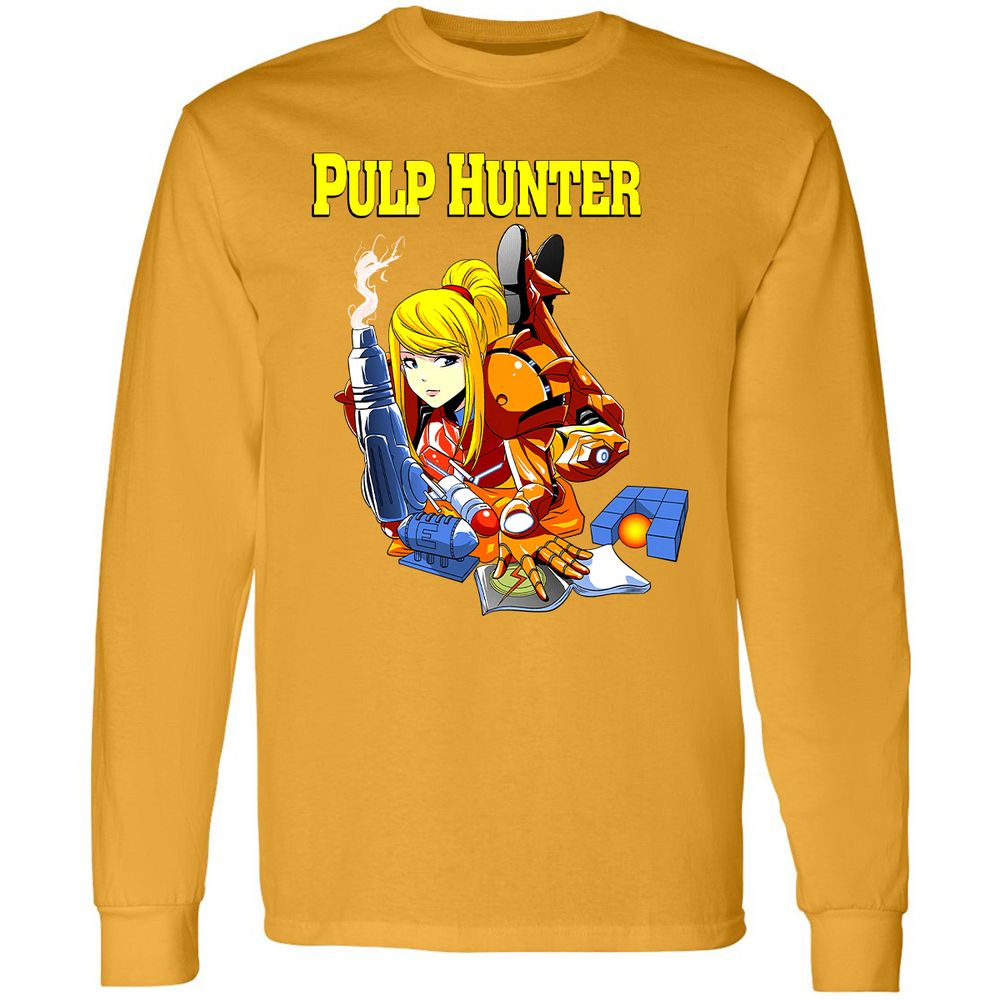 Long Sleeve T-Shirt - H9A6JD84 - Gold - 9