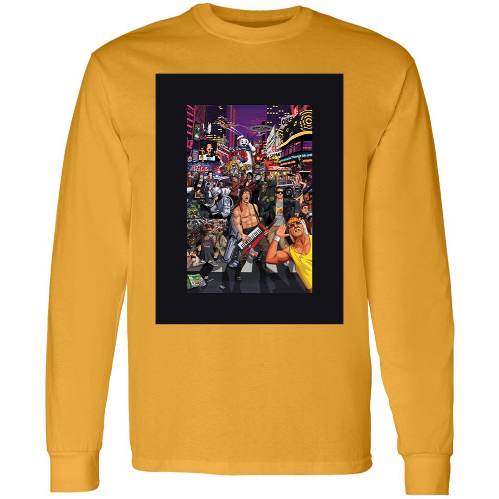 Long Sleeve T-Shirt - V1JUW73C - Gold - 9