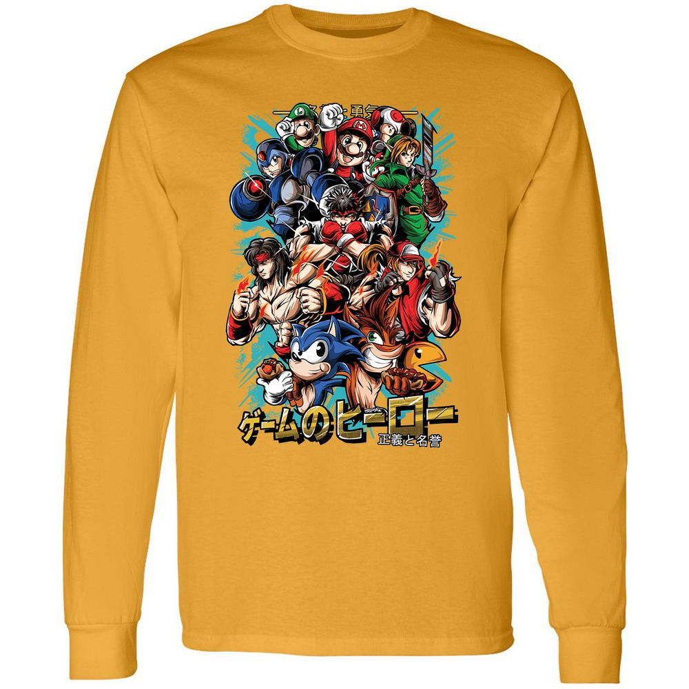 Long Sleeve T-Shirt - MCNPJ5W3 - Gold - 9