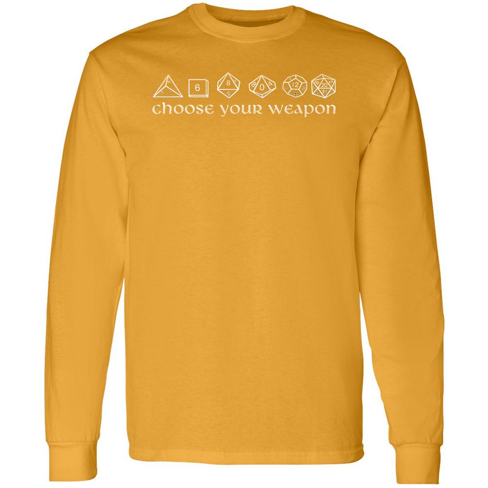 Long Sleeve T-Shirt - Y5UCP8VF - Gold - 9
