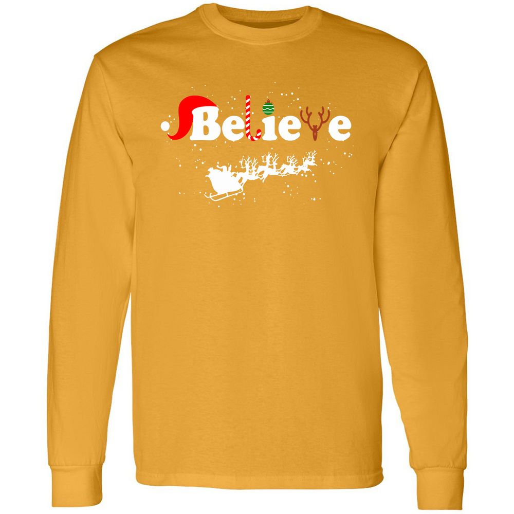 Long Sleeve T-Shirt - F346LKDV - Gold - 9