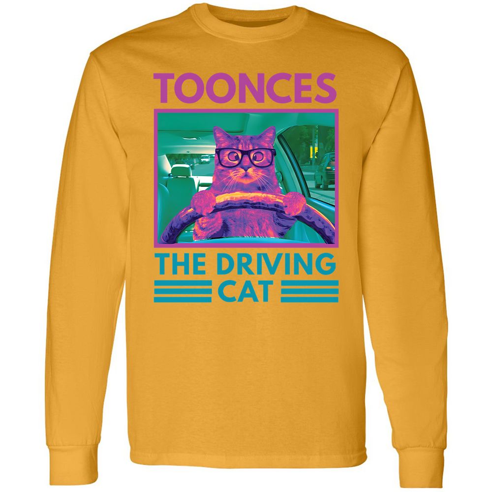 The Driving Cat - Gold - 9