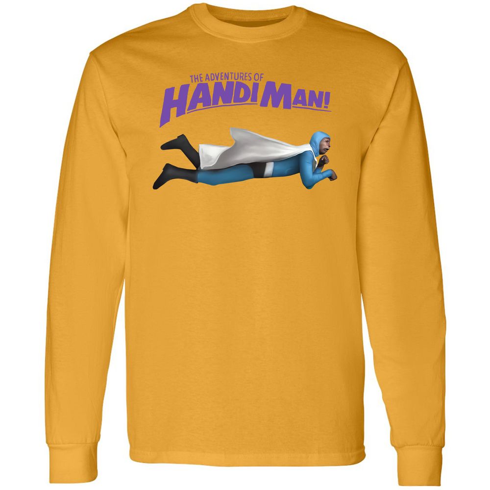 Long Sleeve T-Shirt - BXS9GBJU - Gold - 9
