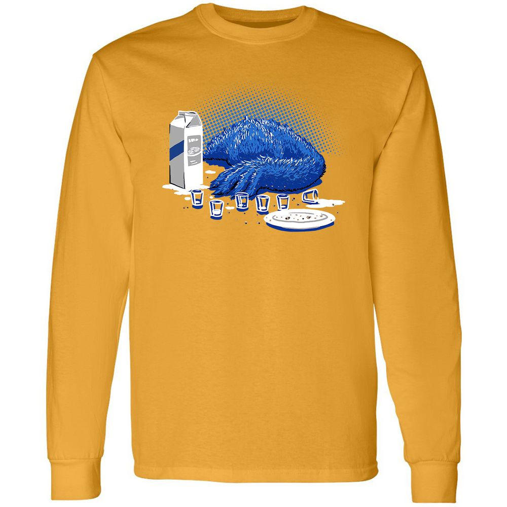 Long Sleeve T-Shirt - FE7VP5UH - Gold - 9