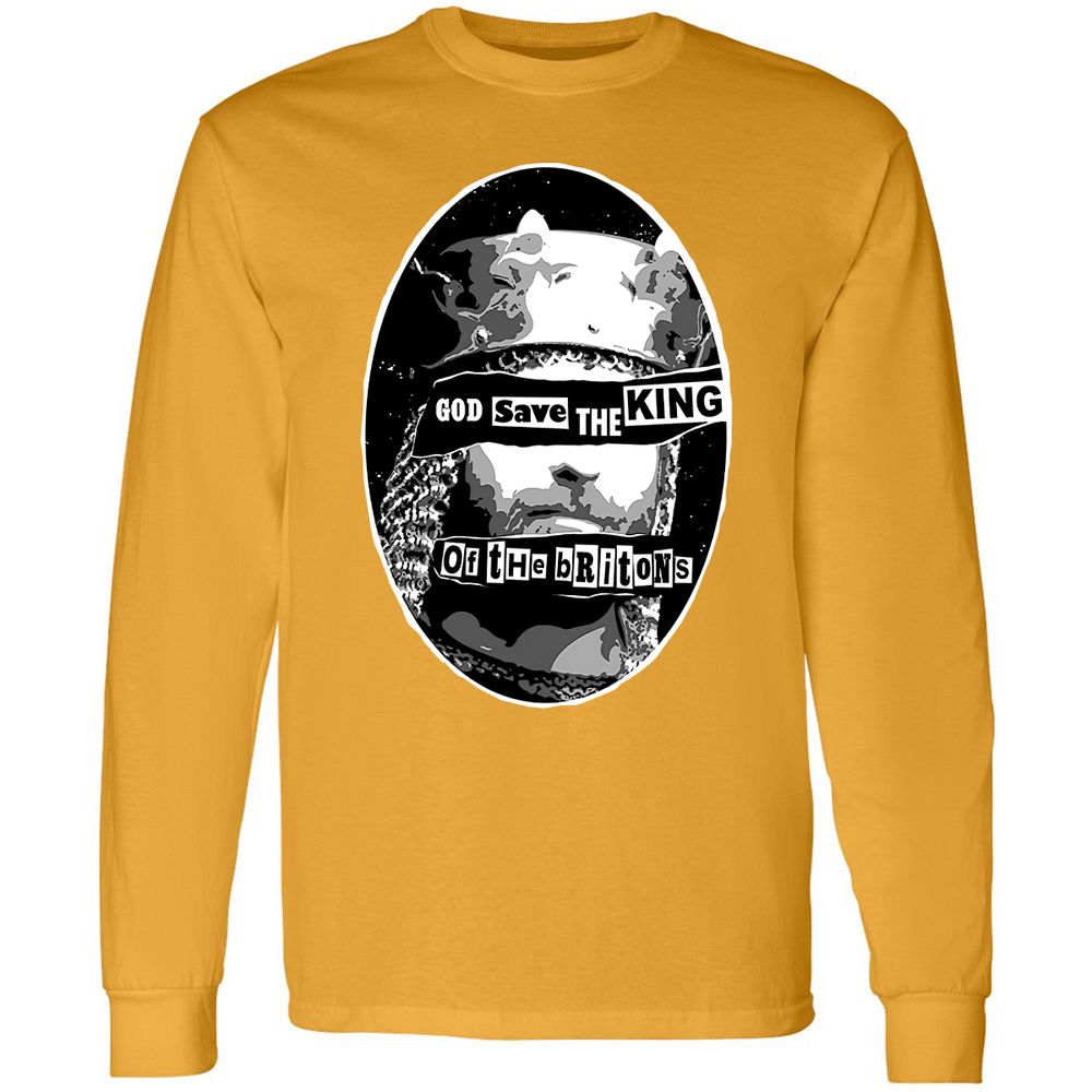 Long Sleeve T-Shirt - 7RHWNVWJ - Gold - 9