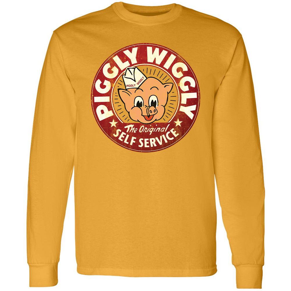 Long Sleeve T-Shirt - W6JRKHWB - Gold - 9