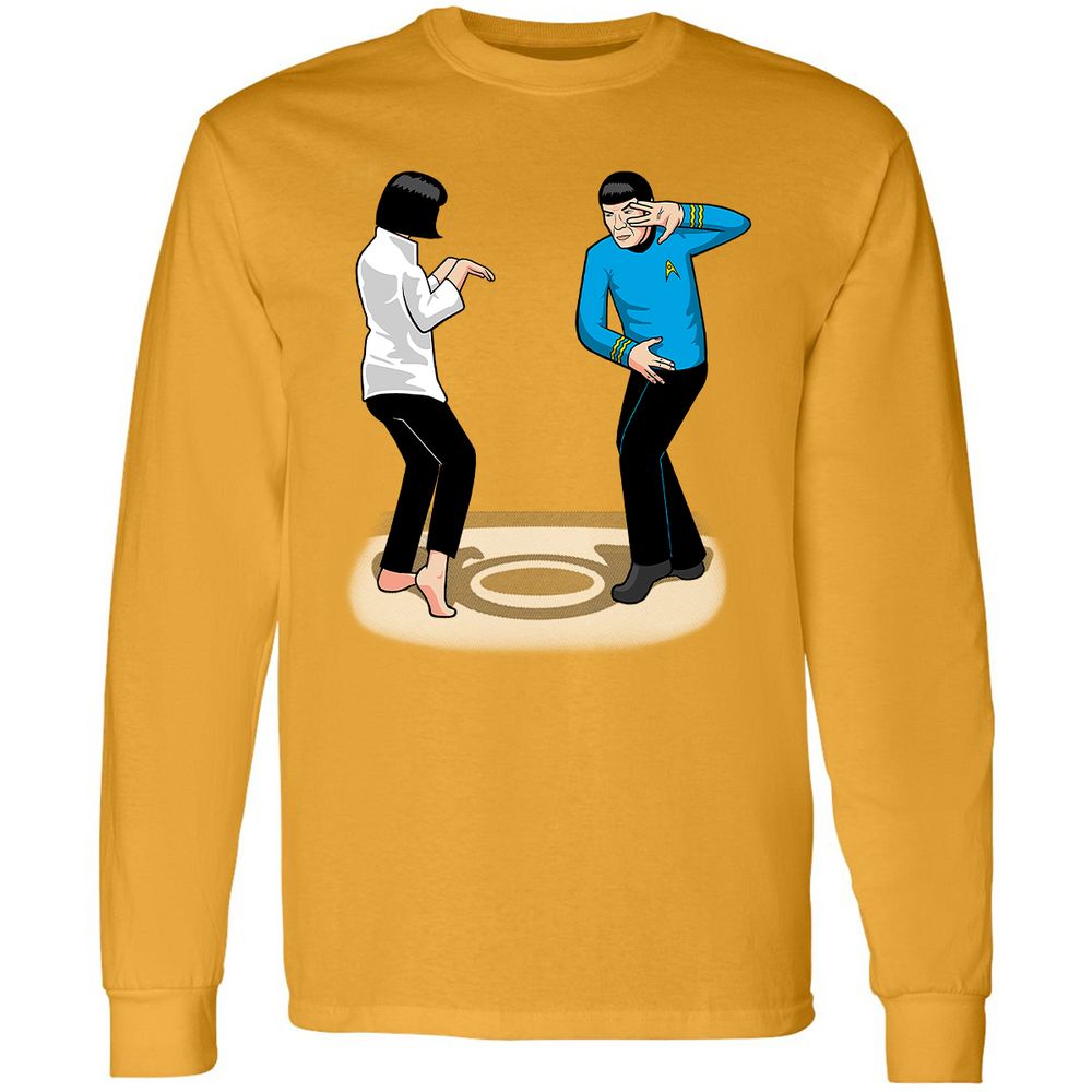 Long Sleeve T-Shirt - YFQRBYYA - Gold - 9