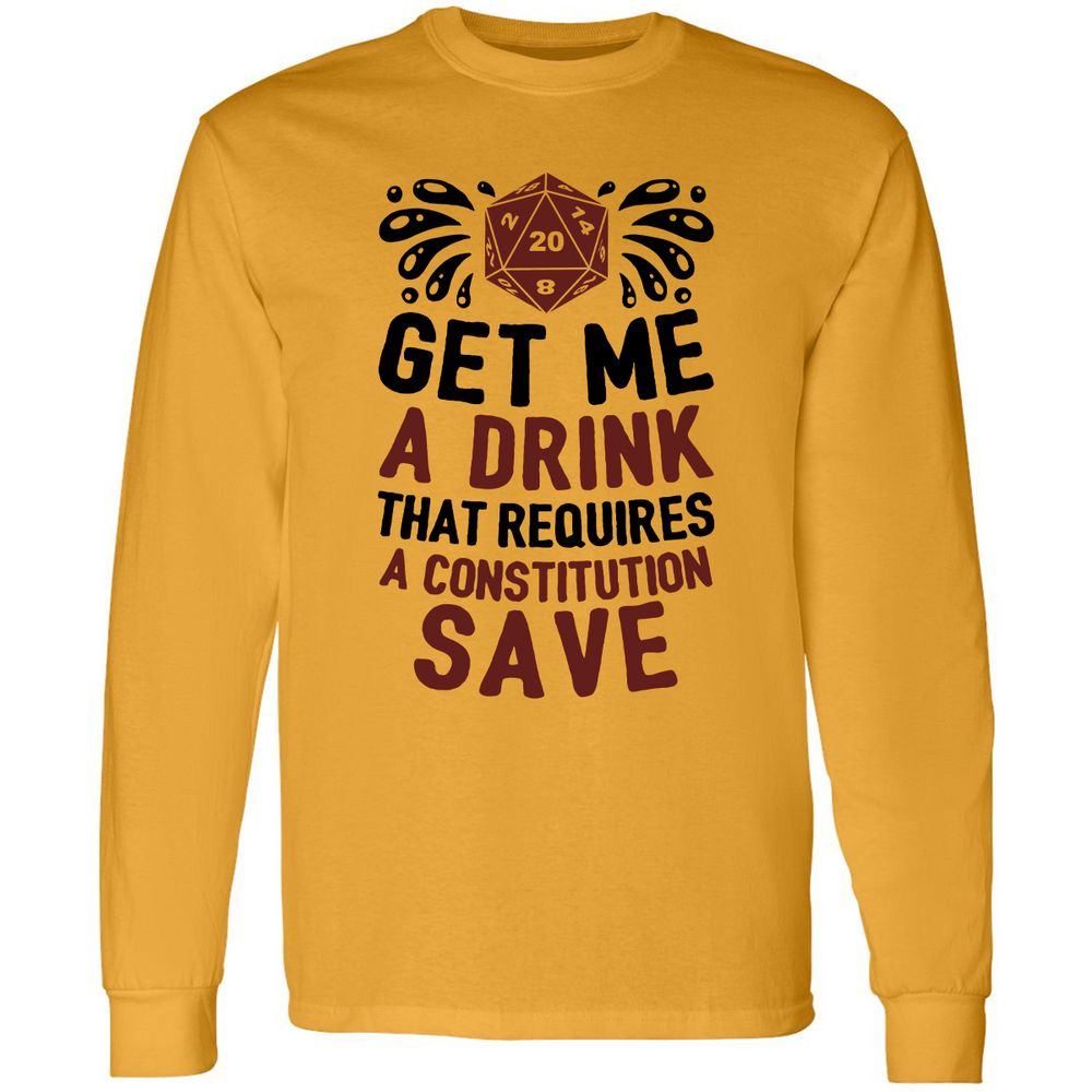 Long Sleeve T-Shirt - 5T3GSAAA - Gold - 9