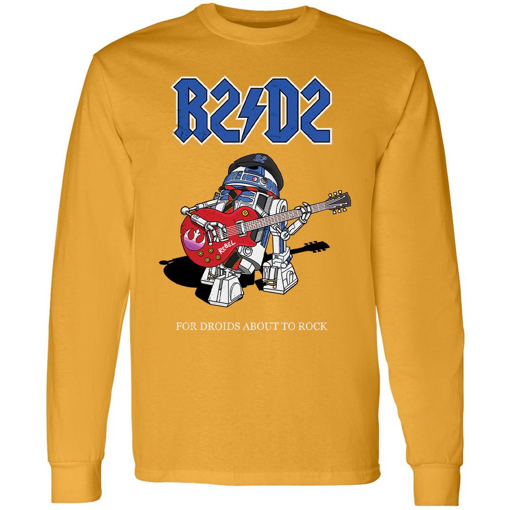 Long Sleeve T-Shirt - UXCQUER7 - Gold - 9