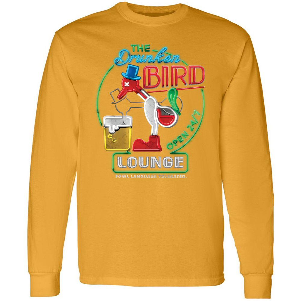 Long Sleeve T-Shirt - QLDUE8KP - Gold - 9