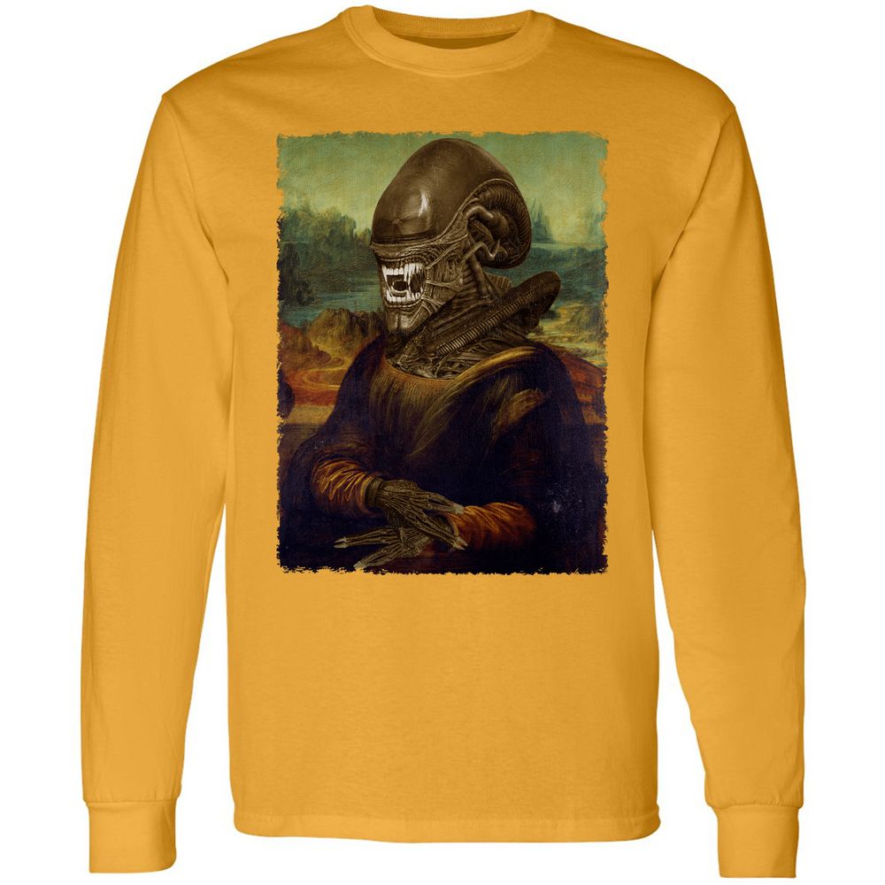 Long Sleeve T-Shirt - 1E86433E - Gold - 9