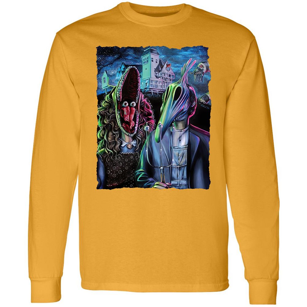 Long Sleeve T-Shirt - 225YDFCZ - Gold - 9