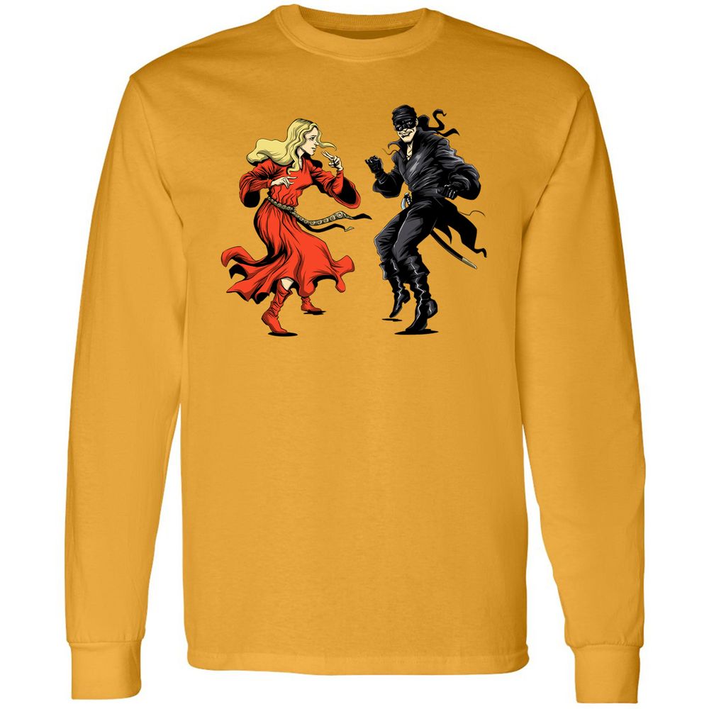 Long Sleeve T-Shirt - HAQXCRDK - Gold - 9