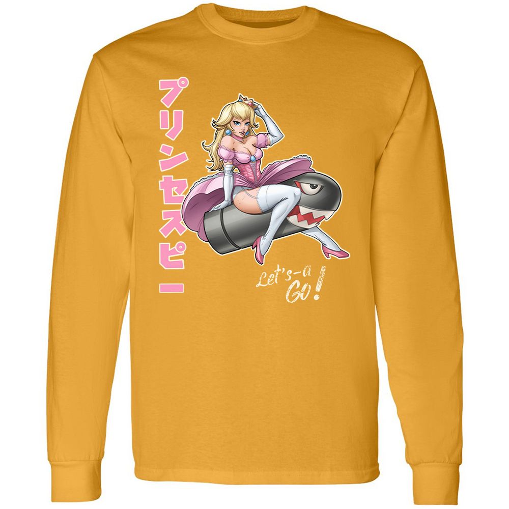 Long Sleeve T-Shirt - LF92DZKW - Gold - 9