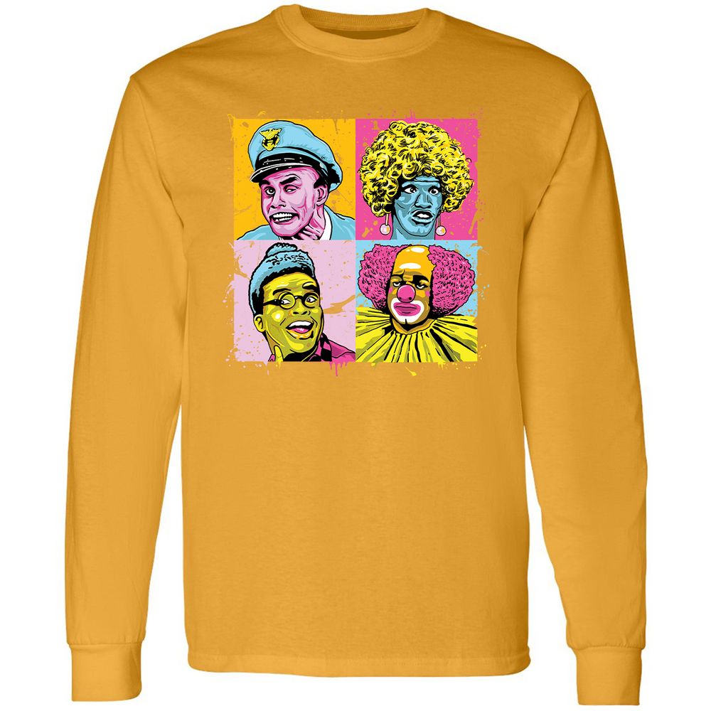 Long Sleeve T-Shirt - M2NSATUL - Gold - 9