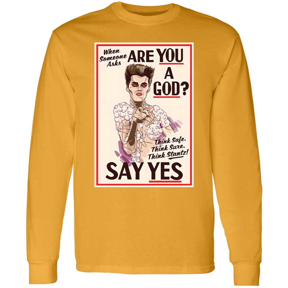 Long Sleeve T-Shirt - GQP7K1SV - Gold - 9