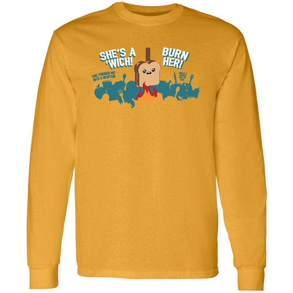 Long Sleeve T-Shirt - BBXATKZS - Gold - 9