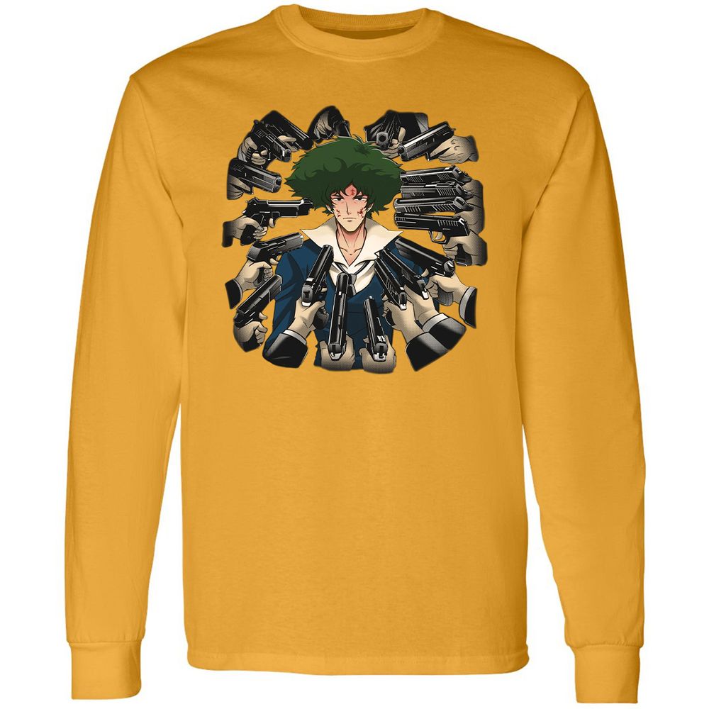 Long Sleeve T-Shirt - HWVU1DAR - Gold - 9