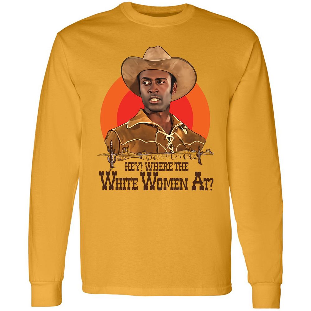 Long Sleeve T-Shirt - R7BMFEQR - Gold - 9