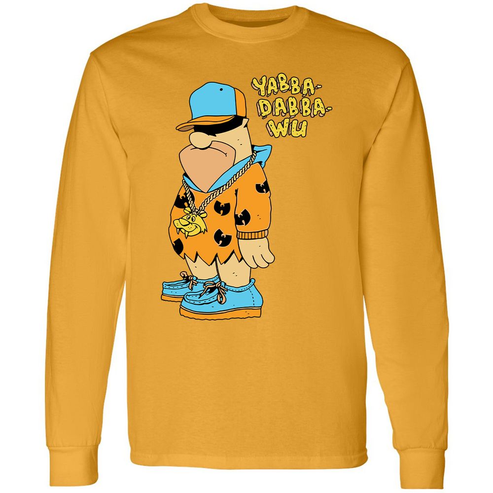 Long Sleeve T-Shirt - QXT4Z51Q - Gold - 9