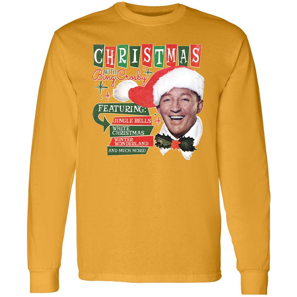 Long Sleeve T-Shirt - GZBLUS7U - Gold - 9