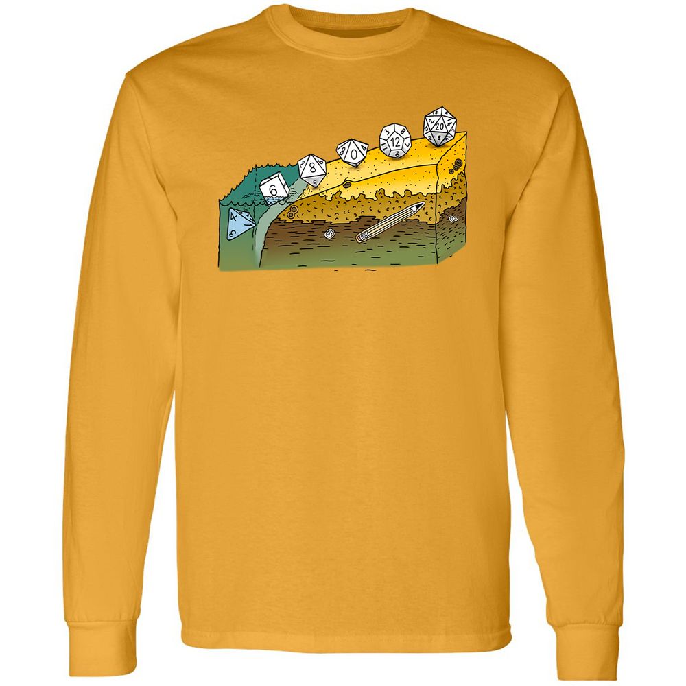 Long Sleeve T-Shirt - KHLDY3AX - Gold - 9