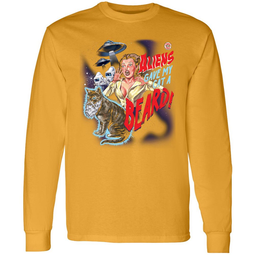 Long Sleeve T-Shirt - D9ZQR68Z - Gold - 9