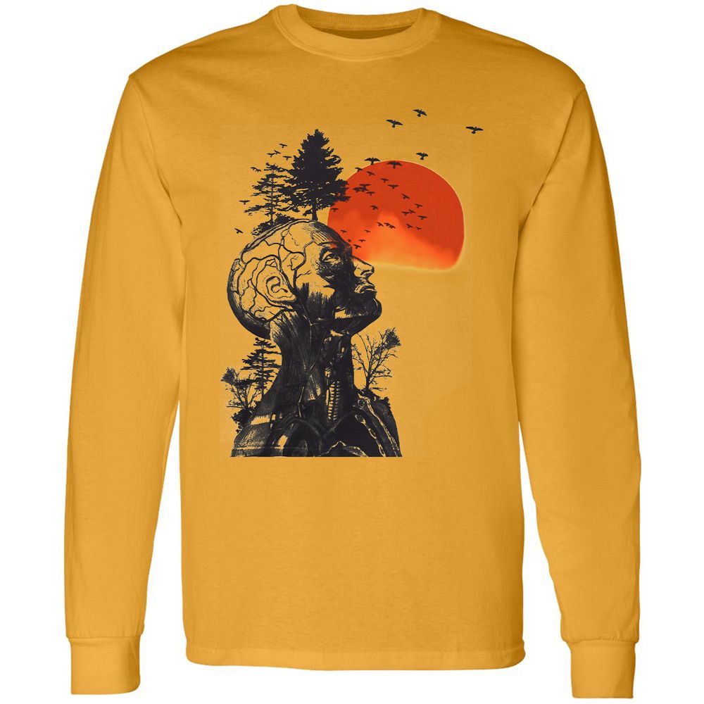 Long Sleeve T-Shirt - AY1LBZCS - Gold - 9