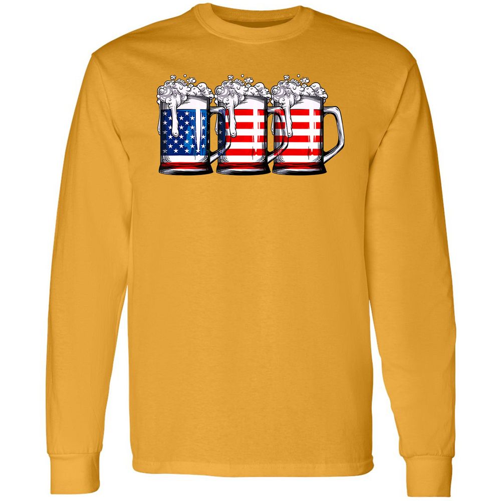 Long Sleeve T-Shirt - ACHF7FTR - Gold - 9