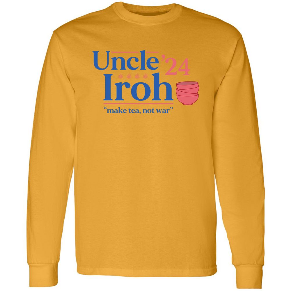 Long Sleeve T-Shirt - T8ZSFQGU - Gold - 9