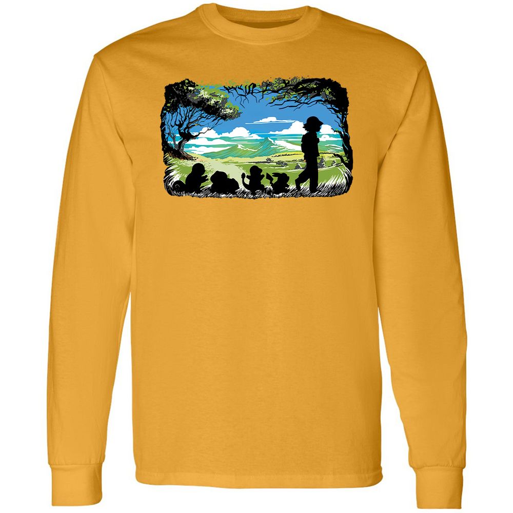 Long Sleeve T-Shirt - CN9NVTKC - Gold - 9