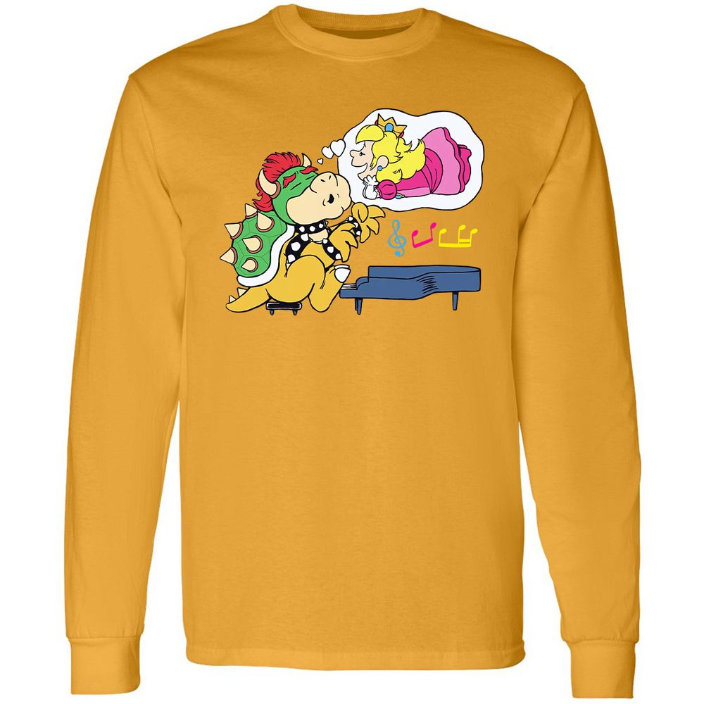 Long Sleeve T-Shirt - 69NUM8MK - Gold - 9