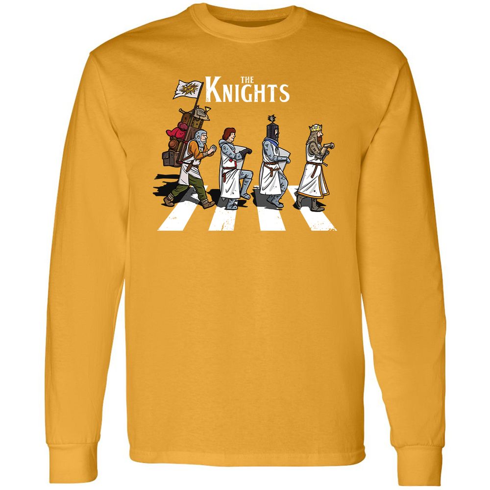 Long Sleeve T-Shirt - BSKY7NNZ - Gold - 9