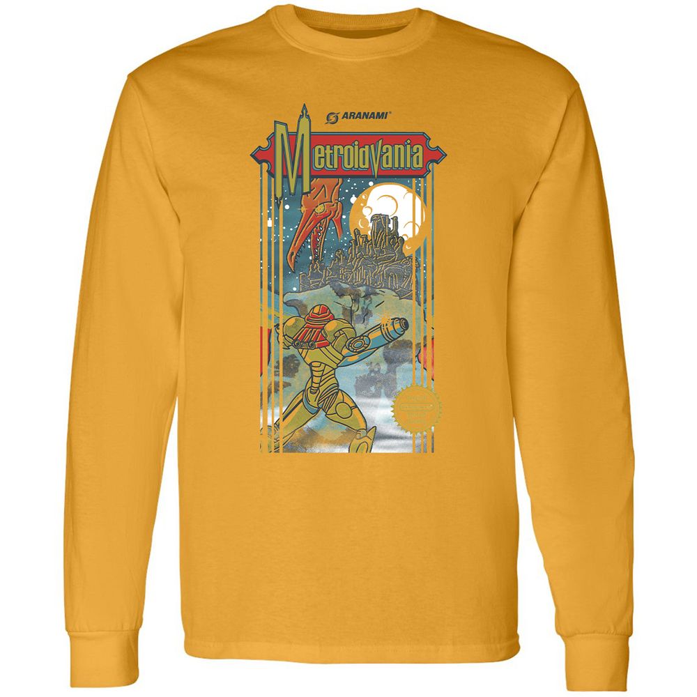 Long Sleeve T-Shirt - ZPSCMJ5P - Gold - 9