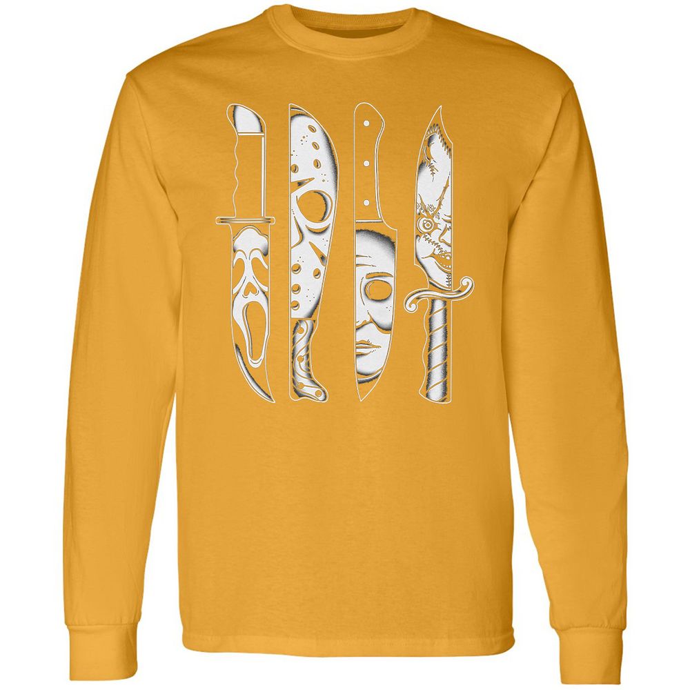 Long Sleeve T-Shirt - S5R58QCS - Gold - 9